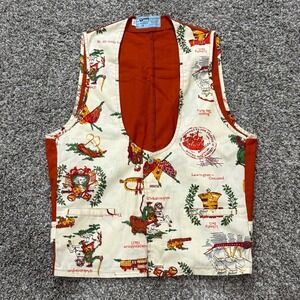 Vintage 60s Angelica American Revolution Bicentennial Vest Womens S/M 38 USA
